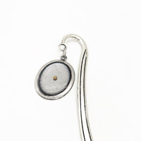 Oval Mustard Seed Charm Bookmark, Matthew 17 20, Faith Gift, Christian Gift, Baptism Gift, Move Mountains, Mustard Seed Faith