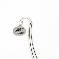 When The Time Is Right I Will Make It Happen Charm Bookmark, Isaiah 60 22, Scripture Bookmark, Faith Gift, Bible Verse Gift, Scripture Quote
