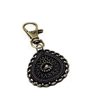 Antique Bronze Teardrop Mustard Seed Clip On Charm, Keychain Charm, Matthew 17 20 Charm, Mustard Seed Faith Gifts, Have A Little Faith