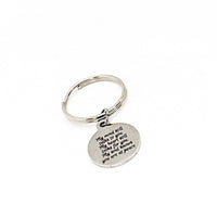 My Mind Still Talks To You Round Charm Keychain, Memorial Gift, Remembering Her, Remembering Him, Sympathy For Her, Loss Of Loved One