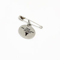 Deaf ASL Interpreter Needed Pin, Medical Pin, Medical Notice, Medical Awareness, Hearing Impaired Notification, Medical Charm, Pin Charm