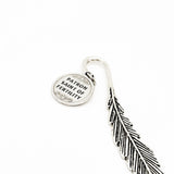 Saint Gerard Patron Saint Of Fertility Charm Feather Bookmark, Trying To Conceive, IVF Gifts, IUI Gifts, Infertility Gifts, Catholic Saints