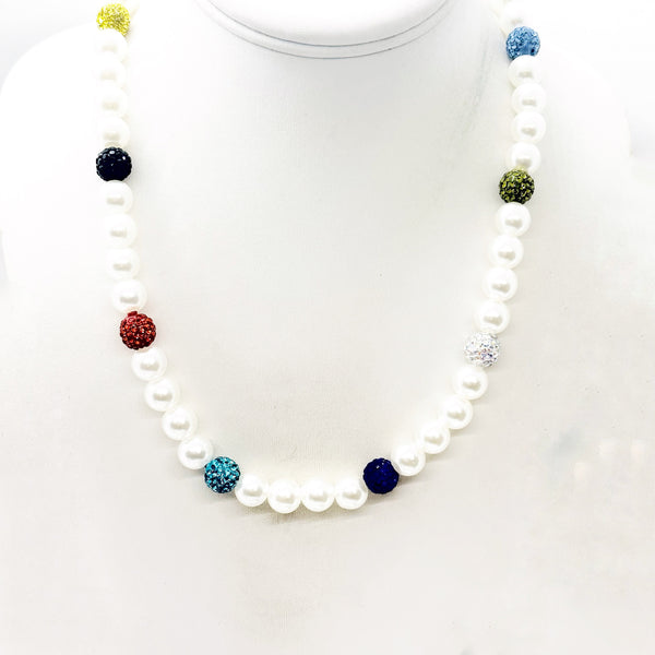 Beaded Necklace For Baseball Players, Sparkly Beads, Gift For Him, Softball Players, Gift For Him, Son Gift, Daughter Gift