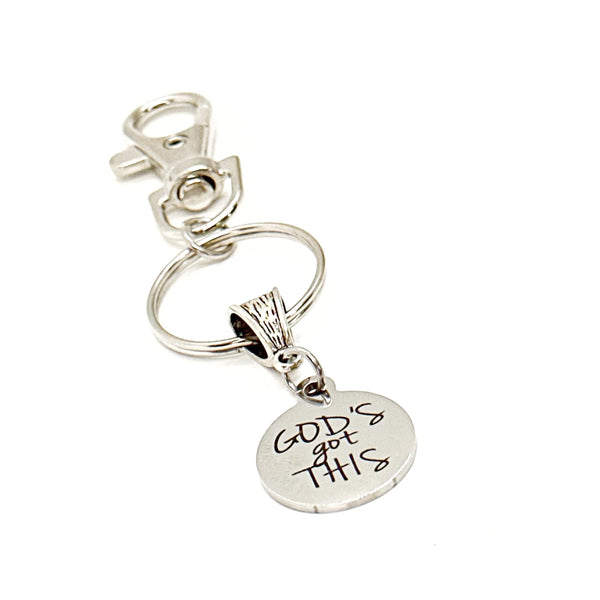 God’s Got This Charm Clip On Keychain, Faith Gifts, Affirmation Gifts, Everything Will Be Ok, God Will Take Care Of You, Christian Gifts