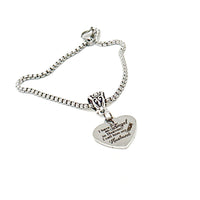 I Have An Angel In Heaven My Husband Charm Bracelet, Husband Memorial, Remembering Him, Sympathy Gift, Loss Of Husband, Memories Of Him