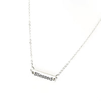 Blessed Connector Charm Necklace, I Am Blessed, You Are Blessed, Faith Jewelry, Christian Woman Gift, Daughter Gift, Wife Gift, Gift For Her