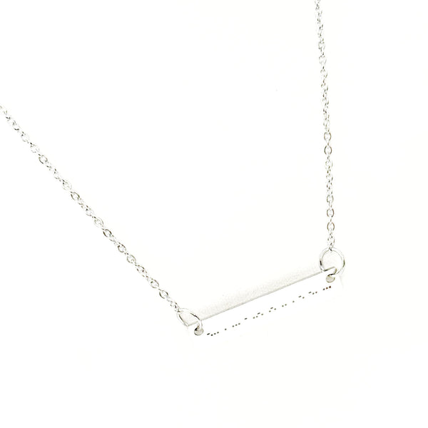 Best Friends Morse Code Connector Charm Necklace, Best Friend Gift, Wife Gift, Daughter Gift, Birthday Gift, Graduation, Moving Away Gift