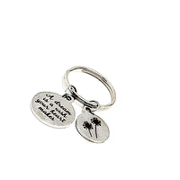 A Dream Is A Wish Your Heart Makes Dandelion Wish Charm Keychain, Daughter Gift, Dream Big, Wife Gift, Son Gift, Entrepreneur, Goal Setting